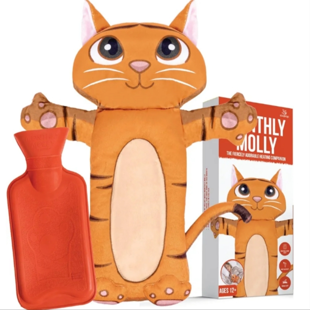 Monthly Molly Orange Tiger Plush Water Bottle ( Box Not Included) - Picture 1 of 11